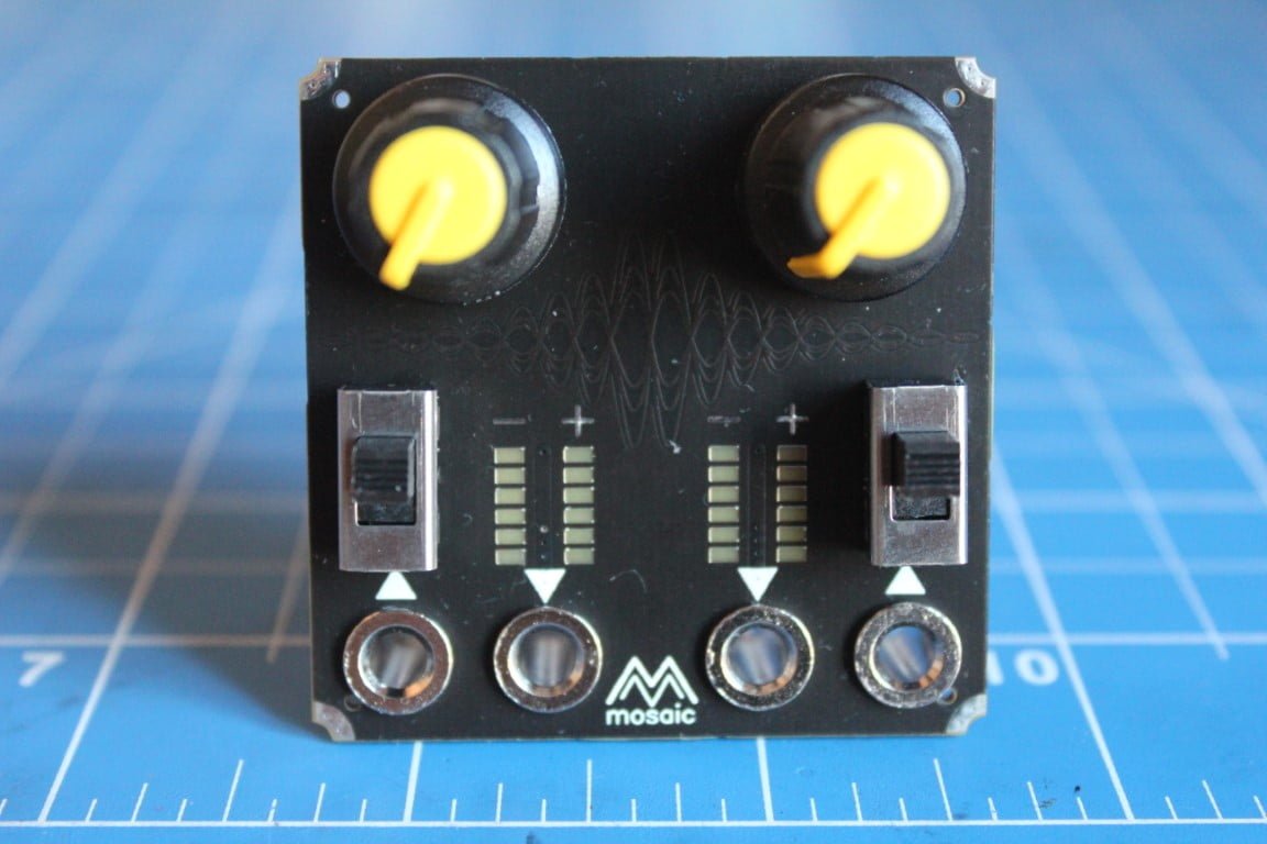 dual attenuverter – Mosaic modular synthesizers